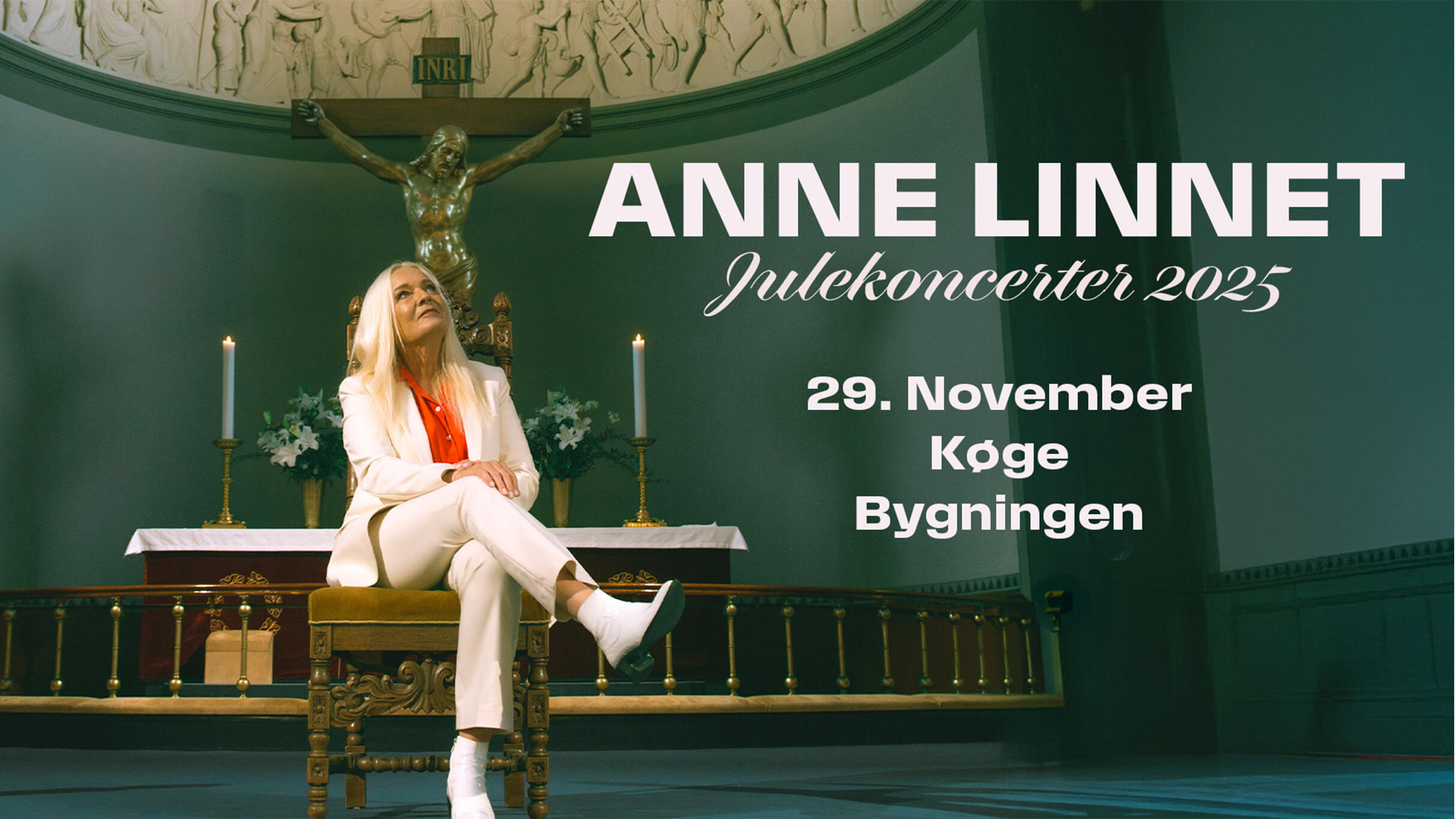 Anne Linnet Bygningen Køge 29 nov 2025 tea